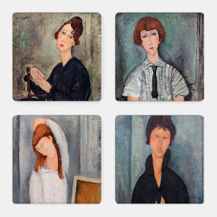 Amedeo Modigliani - Masterpieces Selection Coaster Set