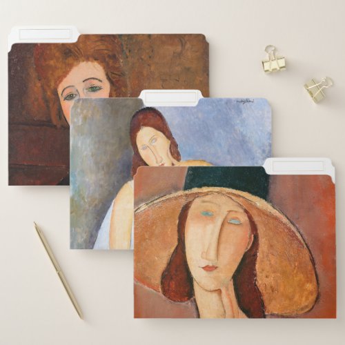 Amedeo Modigliani _ Masterpieces Selection File Folder