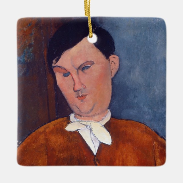 Amedeo Modigliani - Monsieur Deleu Ceramic Ornament (Front)