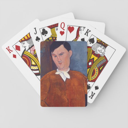Amedeo Modigliani _ Monsieur Deleu Playing Cards