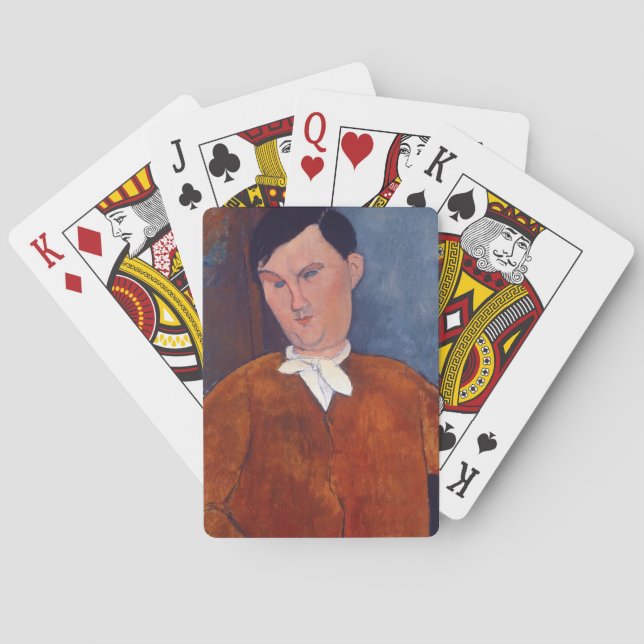 Amedeo Modigliani - Monsieur Deleu Poker Cards (Back)