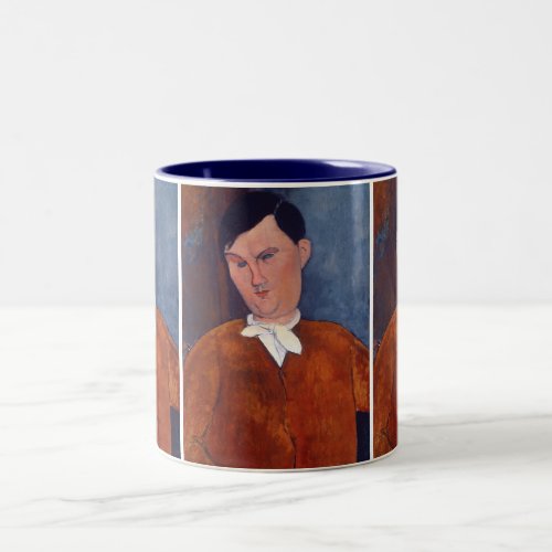 Amedeo Modigliani _ Monsieur Deleu Two_Tone Coffee Mug