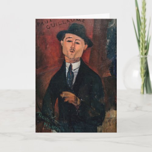 Amedeo Modigliani _ Paul Guillaume Novo Pilota Card