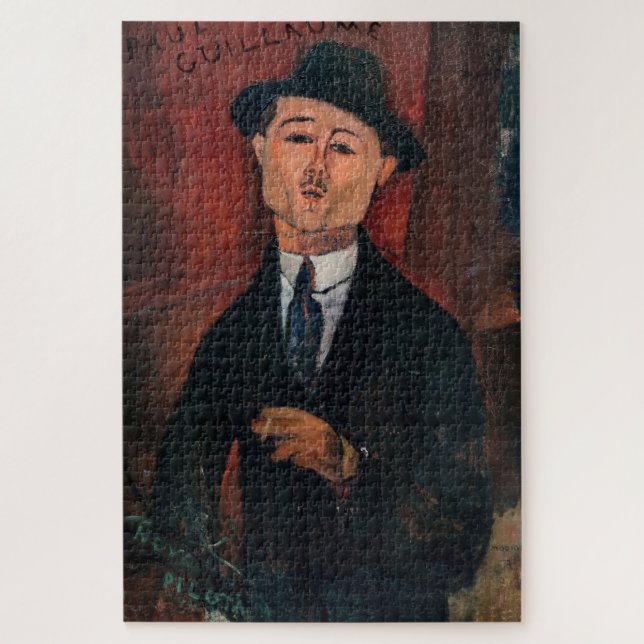 Amedeo Modigliani - Paul Guillaume, Novo Pilota Jigsaw Puzzle (Vertical)