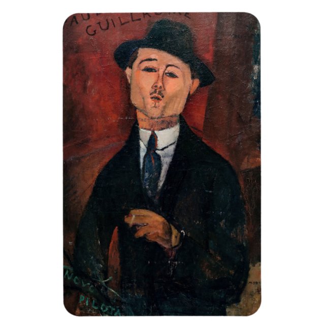 Amedeo Modigliani - Paul Guillaume, Novo Pilota Magnet (Vertical)