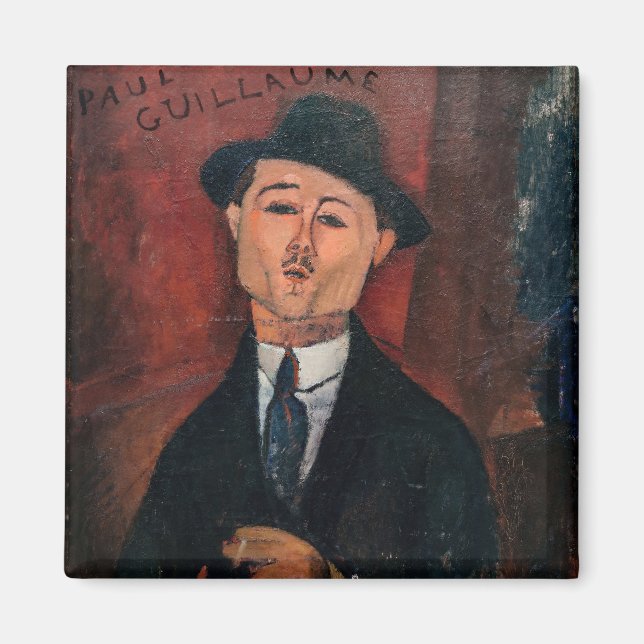 Amedeo Modigliani - Paul Guillaume, Novo Pilota Magnet (Front)