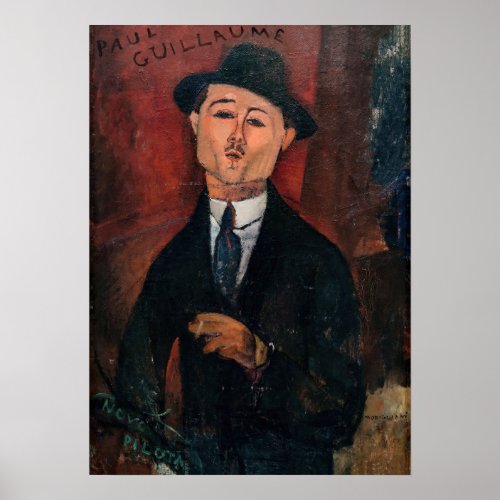 Amedeo Modigliani _ Paul Guillaume Novo Pilota Poster