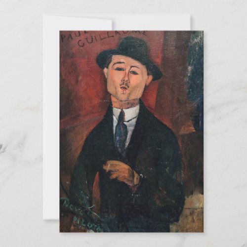 Amedeo Modigliani _ Paul Guillaume Novo Pilota Thank You Card