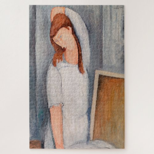 Amedeo Modigliani _ Portrait Jeanne Hebuterne 1 Jigsaw Puzzle