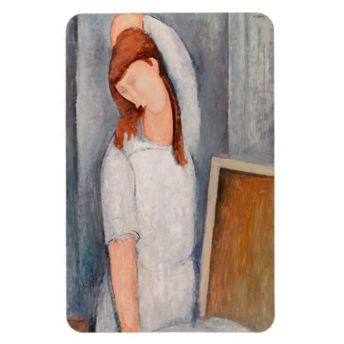 Amedeo Modigliani _ Portrait Jeanne Hebuterne 1 Magnet