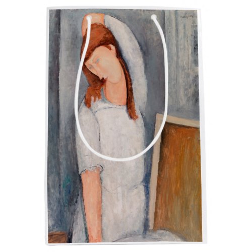 Amedeo Modigliani _ Portrait Jeanne Hebuterne 1 Medium Gift Bag