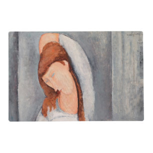Amedeo Modigliani - Portrait Jeanne Hebuterne #1 Placemat