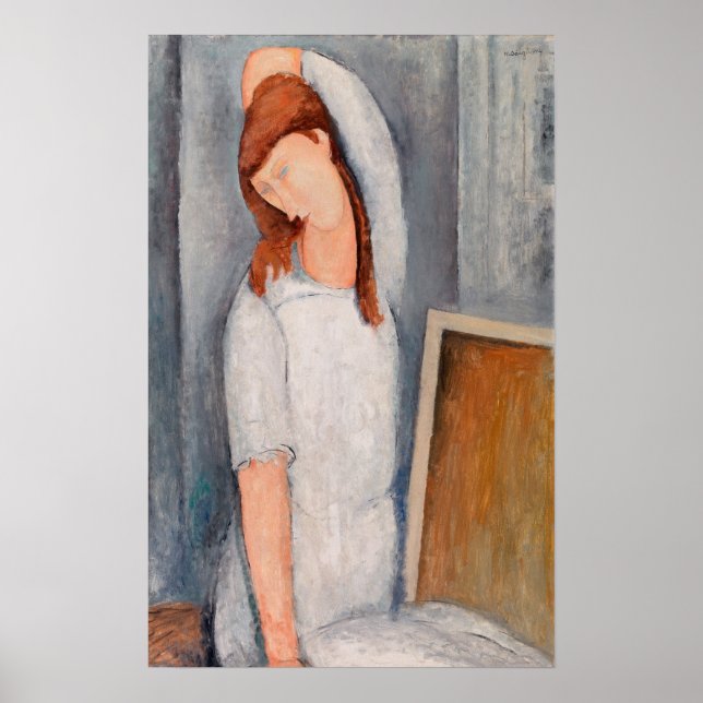 Amedeo Modigliani - Portrait Jeanne Hebuterne #1 Poster (Front)