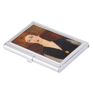 Amedeo Modigliani - Portrait of a Woman Business Card Case