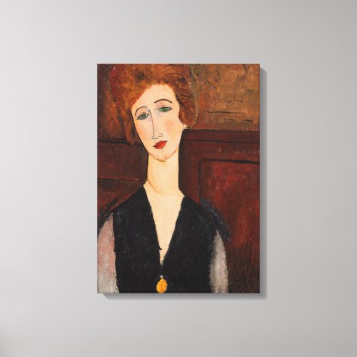 Amedeo Modigliani _ Portrait of a Woman Canvas Print