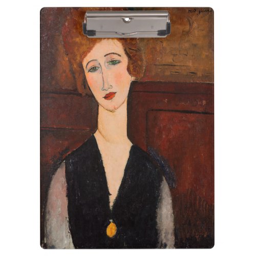 Amedeo Modigliani _ Portrait of a Woman Clipboard