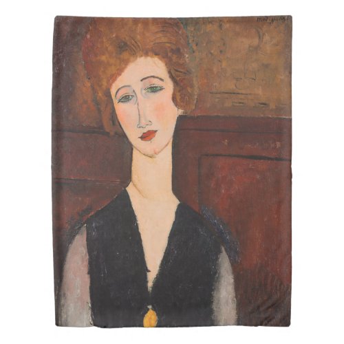 Amedeo Modigliani _ Portrait of a Woman Duvet Cover