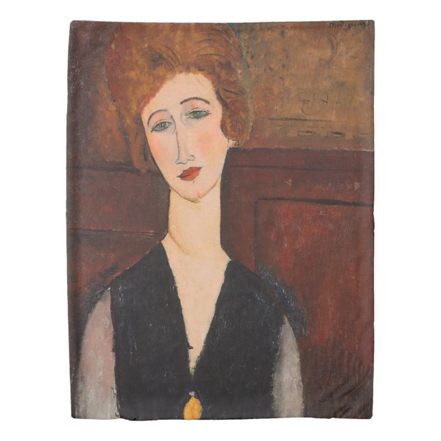 Amedeo Modigliani - Portrait of a Woman Duvet Cover (Front)
