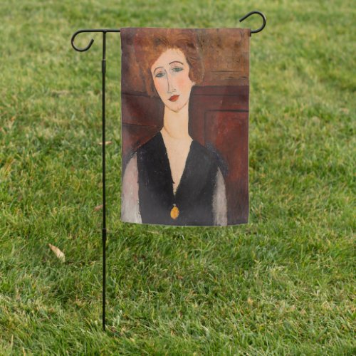 Amedeo Modigliani _ Portrait of a Woman Garden Flag