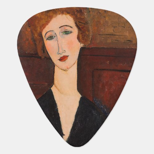 Amedeo Modigliani _ Portrait of a Woman Guitar Pick