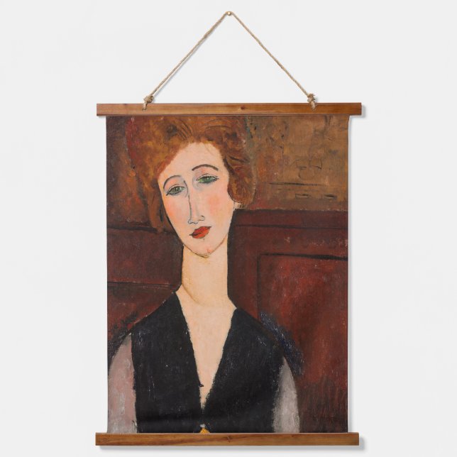Amedeo Modigliani - Portrait of a Woman Hanging Tapestry (Front)