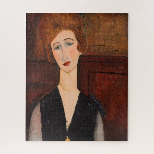 Amedeo Modigliani _ Portrait of a Woman Jigsaw Puzzle