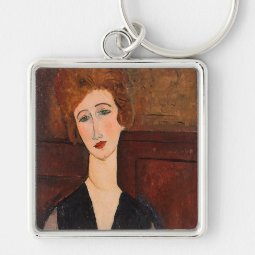 Amedeo Modigliani _ Portrait of a Woman Keychain