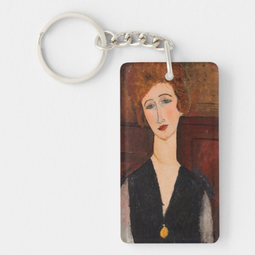 Amedeo Modigliani _ Portrait of a Woman Keychain