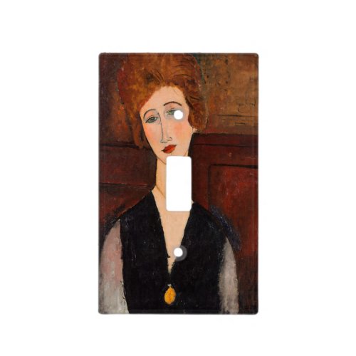 Amedeo Modigliani _ Portrait of a Woman Light Switch Cover