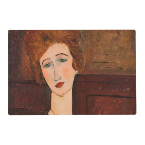 Amedeo Modigliani _ Portrait of a Woman Placemat