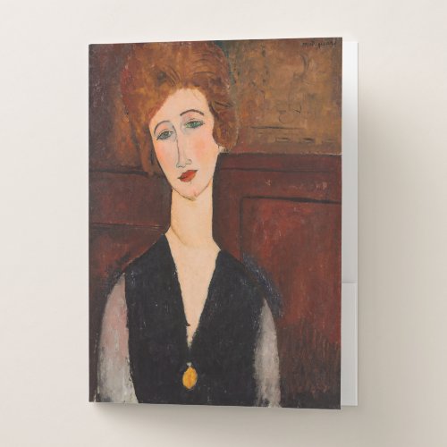 Amedeo Modigliani _ Portrait of a Woman Pocket Folder