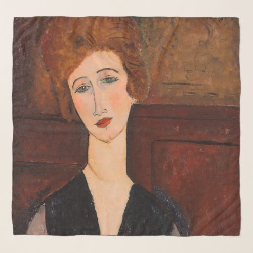 Amedeo Modigliani _ Portrait of a Woman Scarf