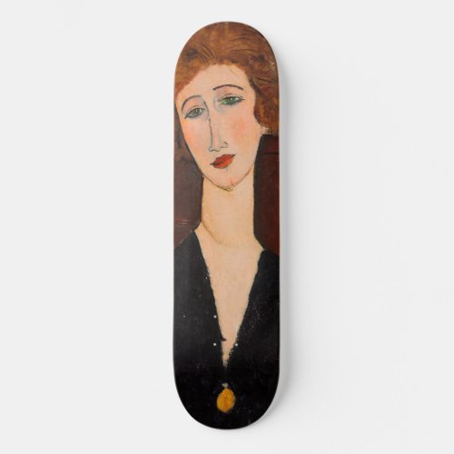 Amedeo Modigliani _ Portrait of a Woman Skateboard