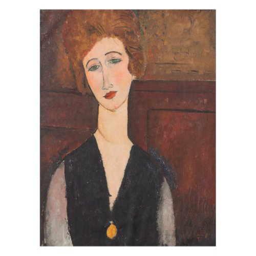 Amedeo Modigliani _ Portrait of a Woman Tablecloth