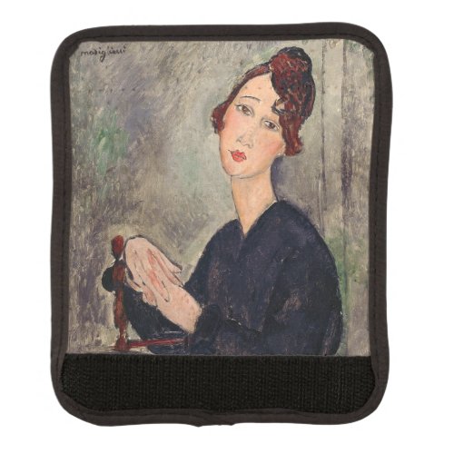 Amedeo Modigliani _ Portrait of Dedie Hayden Luggage Handle Wrap