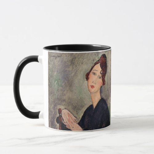 Amedeo Modigliani _ Portrait of Dedie Hayden Mug