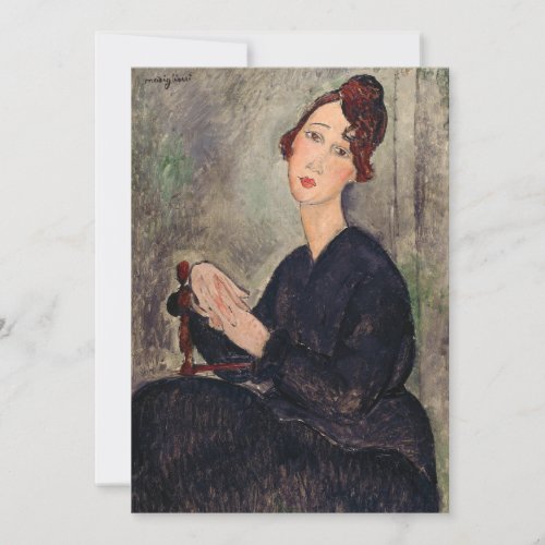 Amedeo Modigliani _ Portrait of Dedie Hayden Thank You Card
