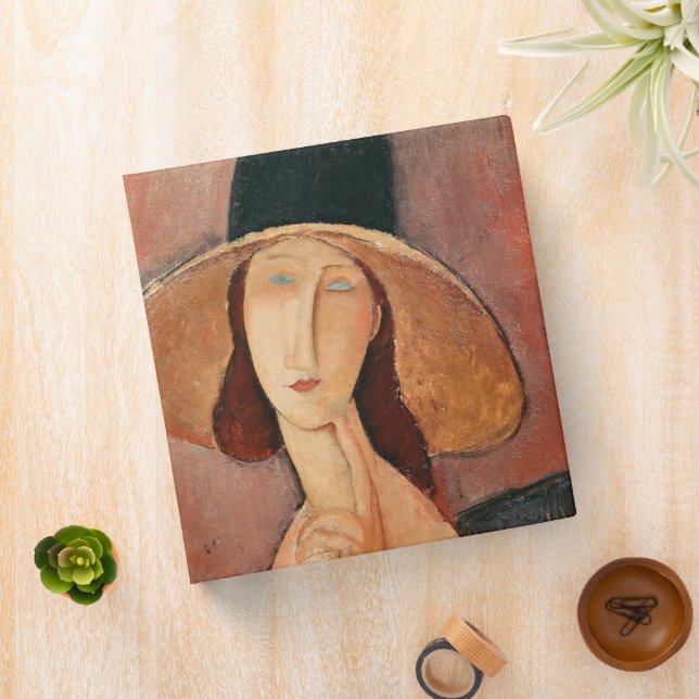 Amedeo Modigliani | Portrait of Jeanne Hebuterne 3 Ring Binder (In Situ)