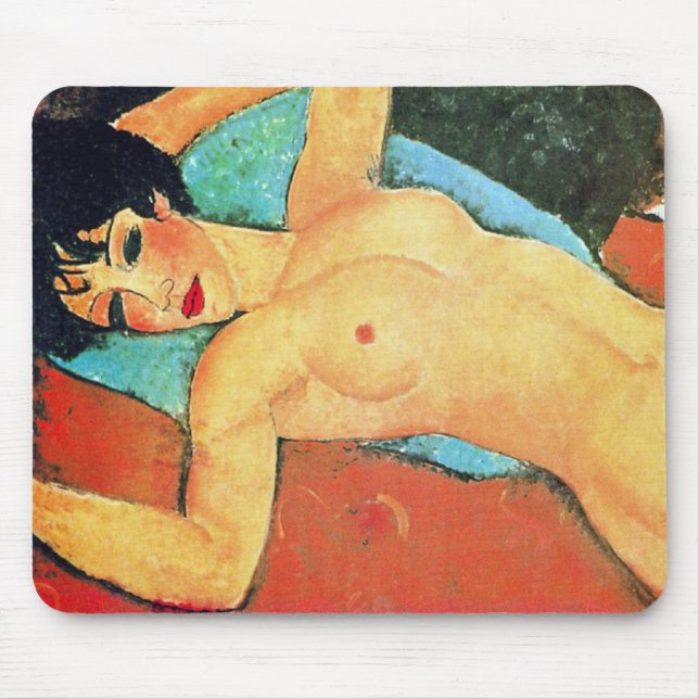 Amedeo Modigliani - Reclining Woman Mouse Pad (Front)