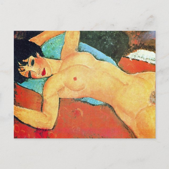 Amedeo Modigliani - Reclining Woman Postcard (Front)