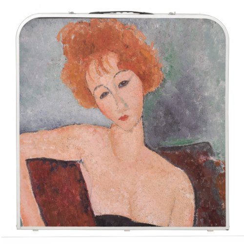 Amedeo Modigliani _ Redheaded Girl Evening Dress Beer Pong Table