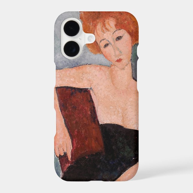 Amedeo Modigliani - Redheaded Girl Evening Dress Case-Mate iPhone Case (Back)