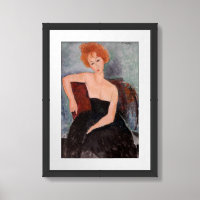 Amedeo Modigliani - Redheaded Girl Evening Dress