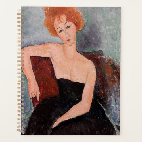 Amedeo Modigliani _ Redheaded Girl Evening Dress Planner