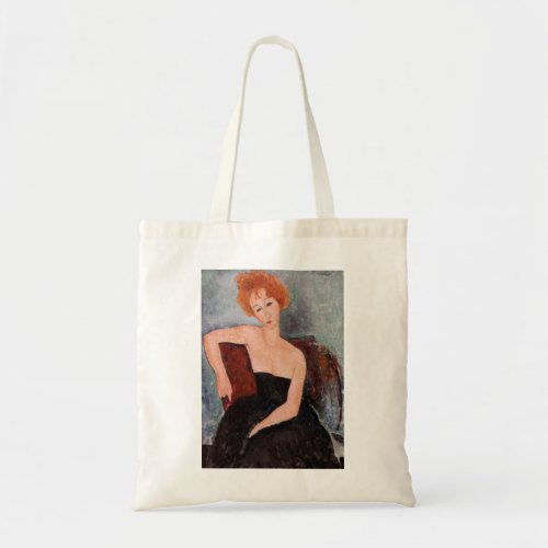 Amedeo Modigliani _ Redheaded Girl Evening Dress Tote Bag