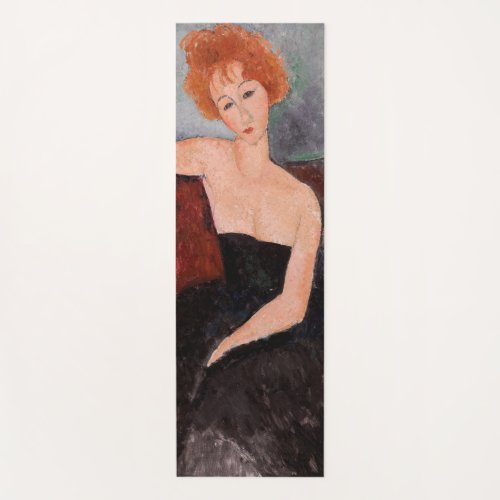 Amedeo Modigliani _ Redheaded Girl Evening Dress Yoga Mat