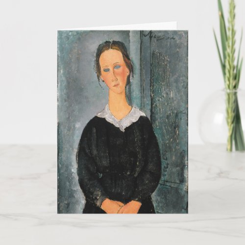 Amedeo Modigliani _ Servant Girl Card