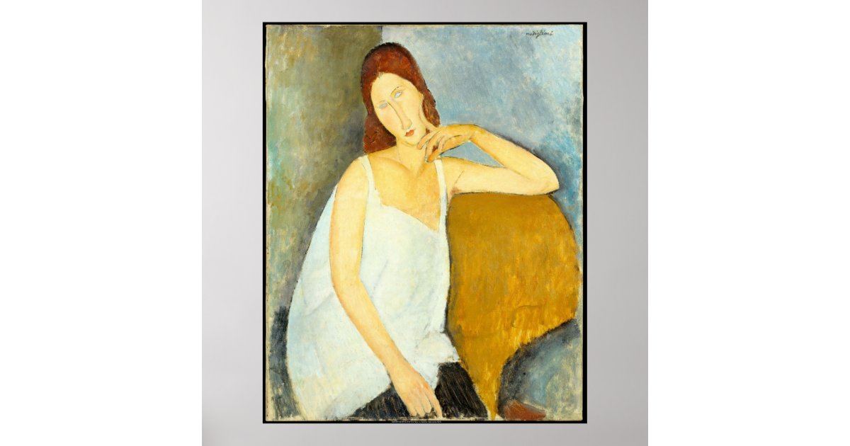 Amedeo Modigliani wife Portrait Poster | Zazzle