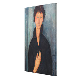 Amedeo Modigliani - Woman with Blue Eyes Canvas Print