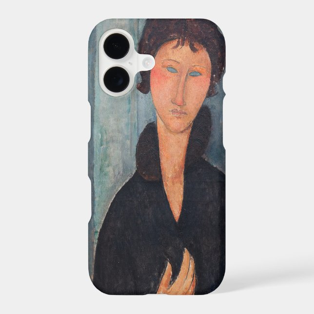 Amedeo Modigliani - Woman with Blue Eyes Case-Mate iPhone Case (Back)